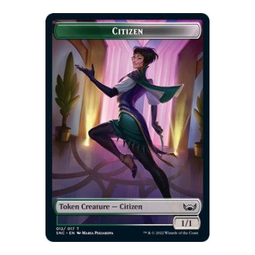 Citizen Token (SNC) #12 T (Lightly Played) Streets of New Capenna Magic: The Gathering: 2022