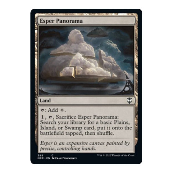 Esper Panorama (NCC) #399 Common (Lightly Played) Commander: Streets of New Capenna Magic: The Gathering: 2022