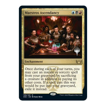 Maestros Ascendancy (PPSNC) #198 Rare (Foil Lightly Played) Promo Pack: Streets of New Capenna Magic: The Gathering: 2022