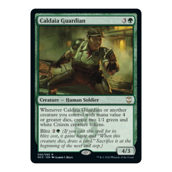 Caldaia Guardian (NCC) #56 Rare (Lightly Played) Commander: Streets of New Capenna Magic: The Gathering: 2022