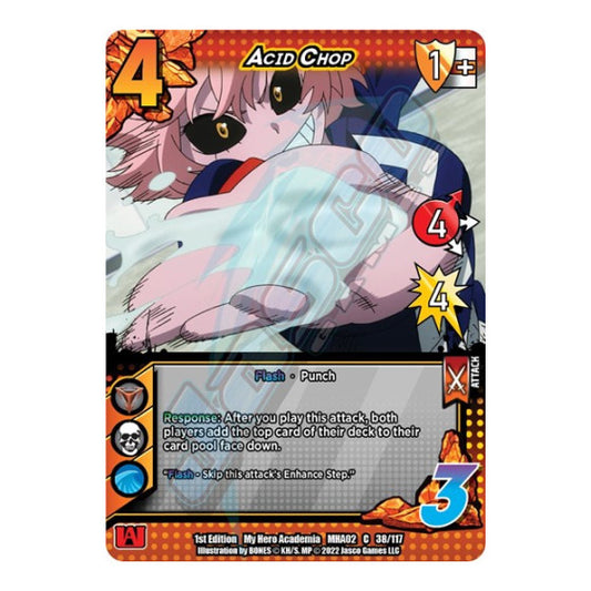 Acid Chop (MHA2) #38/117 Common (1st Edition Normal Lightly Played) UniVersus: My Hero Academia: Crimson Rampage UniVersus: 2022