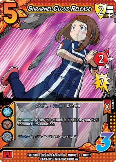 Shrapnel Cloud Release (MHA2) #48/117 Common (1st Edition Normal Lightly Played) UniVersus: My Hero Academia: Crimson Rampage UniVersus: 2022