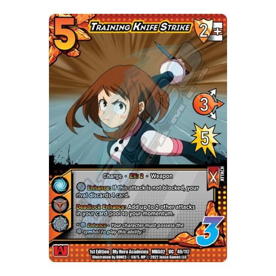 Training Knife Strike (MHA2) #49/117 Uncommon UniVersus: My Hero Academia: Crimson Rampage UniVersus: 2022
