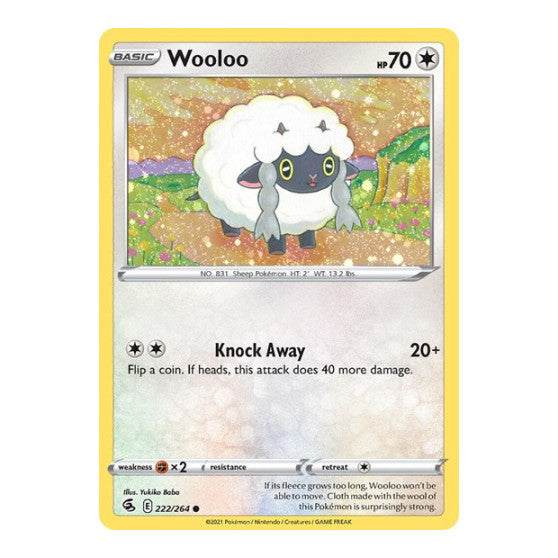 Wooloo - 222/264 (Cosmos Holo) (MCAP) #222/264 Promo (Holofoil Heavily Played) Miscellaneous Cards & Products Pokemon: 2026