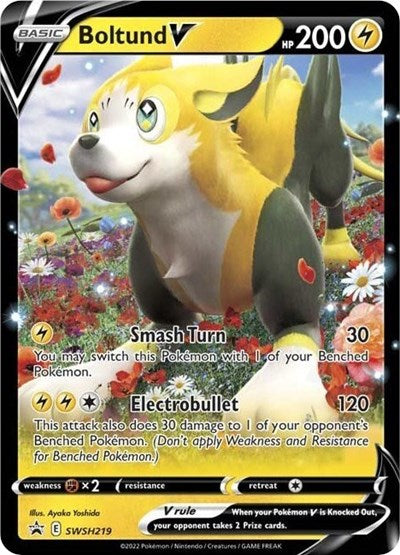 Boltund V - SWSH219 (SWSD) #SWSH219 Promo (Holofoil Near Mint) SWSH: Sword & Shield Promo Cards Pokemon: 2019