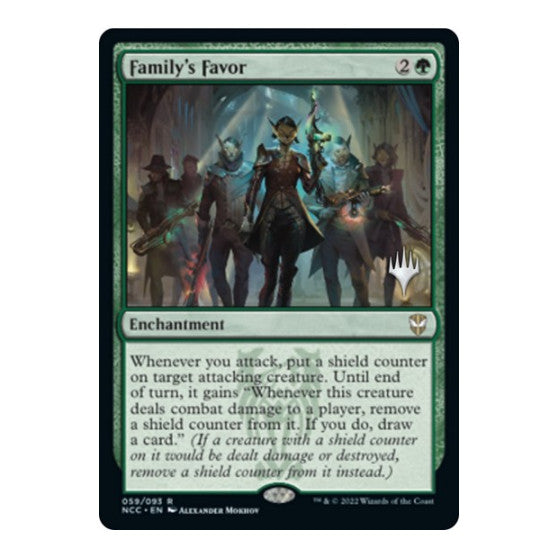 Familys Favor (PPSNC) #59 Rare (Foil Lightly Played) Promo Pack: Streets of New Capenna Magic: The Gathering: 2022