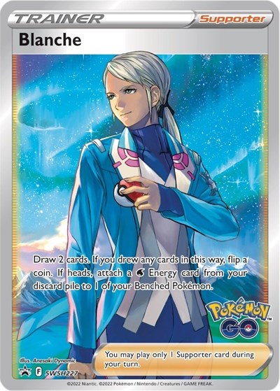 Blanche - SWSH227 (SWSD) #SWSH227 Promo (Holofoil Lightly Played) SWSH: Sword & Shield Promo Cards Pokemon: 2019