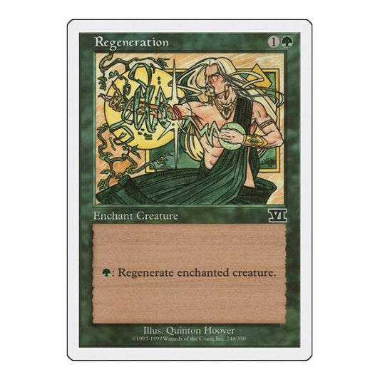 Regeneration (6ED) #248 Common (Moderately Played) Classic Sixth Edition Magic: The Gathering: 1999