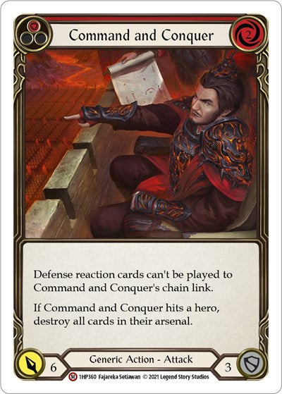 Command and Conquer (1HP) #1HP360 Majestic (Near Mint) History Pack Vol.1 Flesh & Blood TCG: 2022