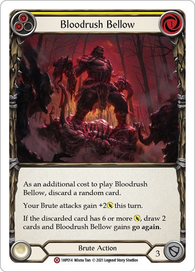 Bloodrush Bellow (1HP) #1HP014 Majestic (Near Mint) History Pack Vol.1 Flesh and Blood TCG: 2022
