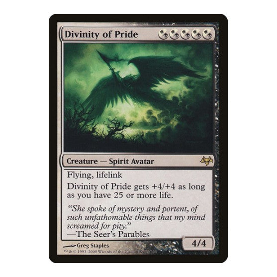 Divinity of Pride (EVE) #86 Rare Eventide Magic: The Gathering: 2008