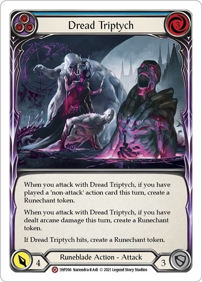 Dread Triptych (1HP) #1HP266 Majestic (Lightly Played) History Pack Vol.1 Flesh and Blood TCG: 2022