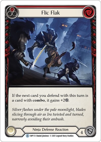 Flic Flak Red (1HP) #1HP113 Rare (Lightly Played) History Pack Vol.1 Flesh and Blood TCG: 2022