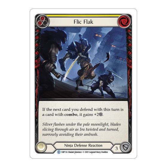 Flic Flak (Yellow) (1HP) #1HP114 Rare (Lightly Played) History Pack Vol.1 Flesh and Blood TCG: 2022