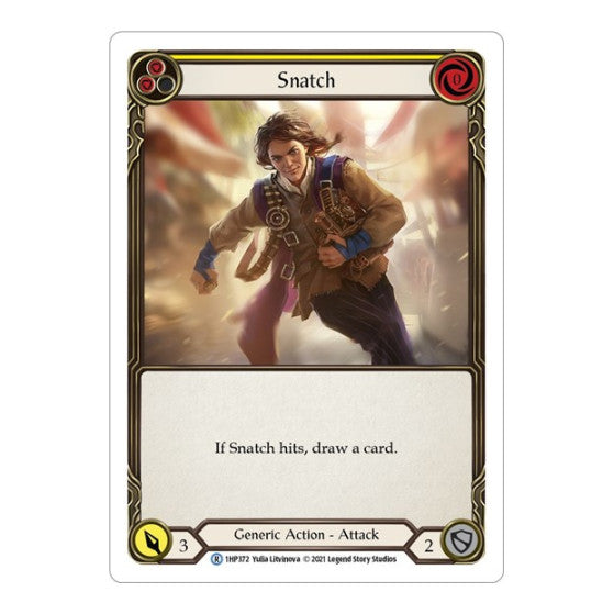 Snatch (Yellow) (1HP) #1HP372 Rare (Lightly Played) History Pack Vol.1 Flesh and Blood TCG: 2022