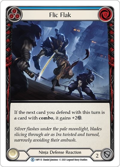 Flic Flak Blue (1HP) #1HP115 Rare (Lightly Played) History Pack Vol.1 Flesh and Blood TCG: 2022
