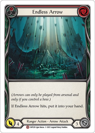 Endless Arrow (1HP) #1HP228 Majestic (Near Mint) History Pack Vol.1 Flesh and Blood TCG: 2022