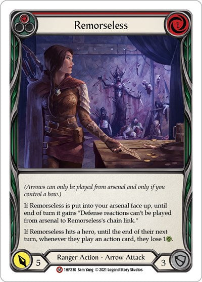Remorseless (1HP) #1HP230 Majestic (Near Mint) History Pack Vol.1 Flesh & Blood TCG: 2022