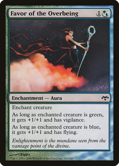 Favor of the Overbeing (EVE) #151 Common (Lightly Played) Eventide Magic: The Gathering: 2008