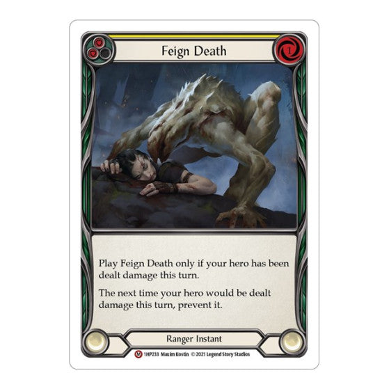 Feign Death (1HP) #1HP233 Majestic (Lightly Played) History Pack Vol.1 Flesh and Blood TCG: 2022