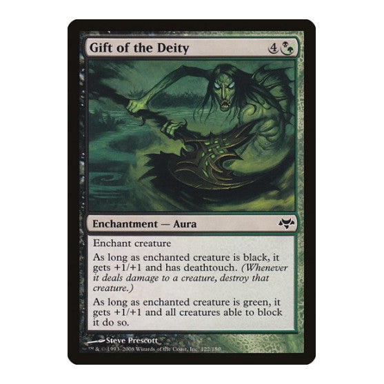 Gift of the Deity (EVE) #122 Common (Lightly Played) Eventide Magic: The Gathering: 2008