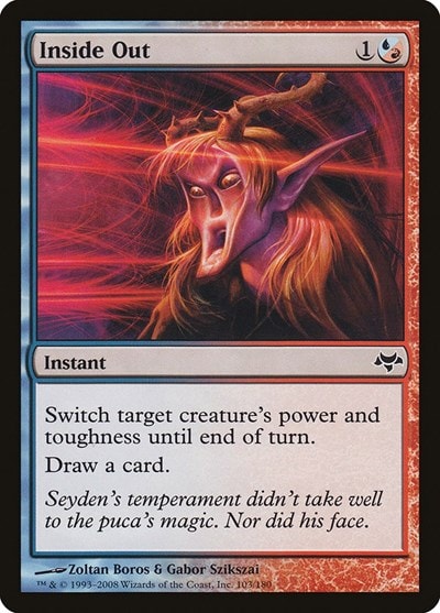 Inside Out (EVE) #103 Common (Foil Moderately Played) Eventide Magic: The Gathering: 2008