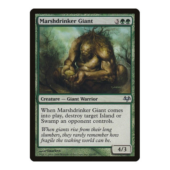 Marshdrinker Giant (EVE) #69 Uncommon (Moderately Played) Eventide Magic: The Gathering: 2008