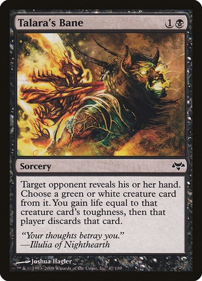 Talaras Bane (EVE) #47 Common (Lightly Played) Eventide Magic: 2008