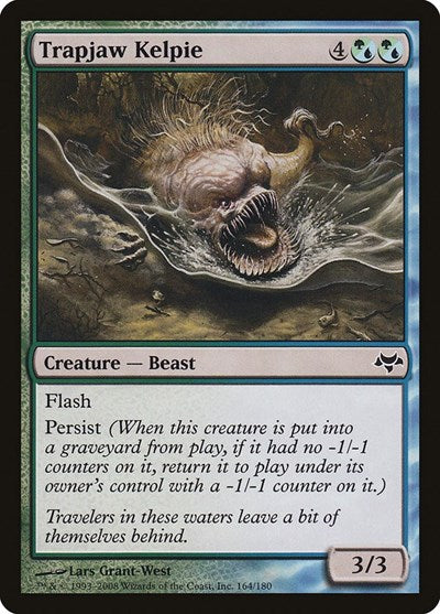 Trapjaw Kelpie (EVE) #164 Common (Lightly Played) Eventide Magic: The Gathering: 2008