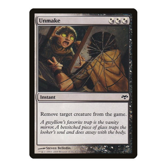 Unmake (EVE) #96 Common Eventide Magic: The Gathering: 2008