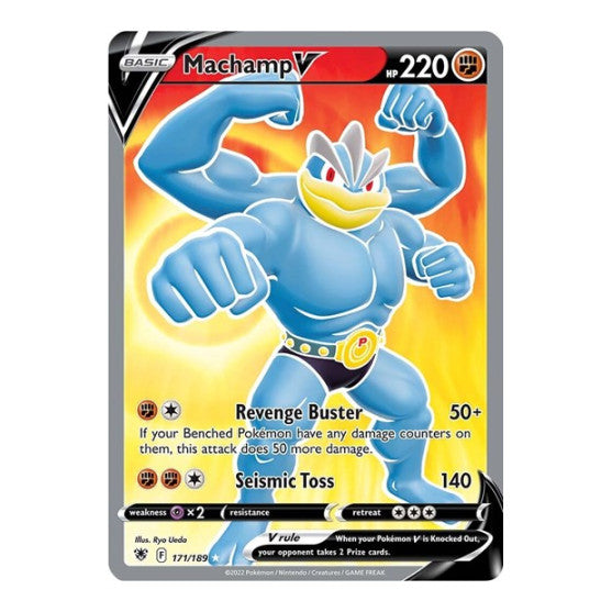 Machamp V Full Art (SWSH10) #171/189 Ultra Rare (Holofoil Near Mint) SWSH10: Astral Radiance Pokemon: 2022