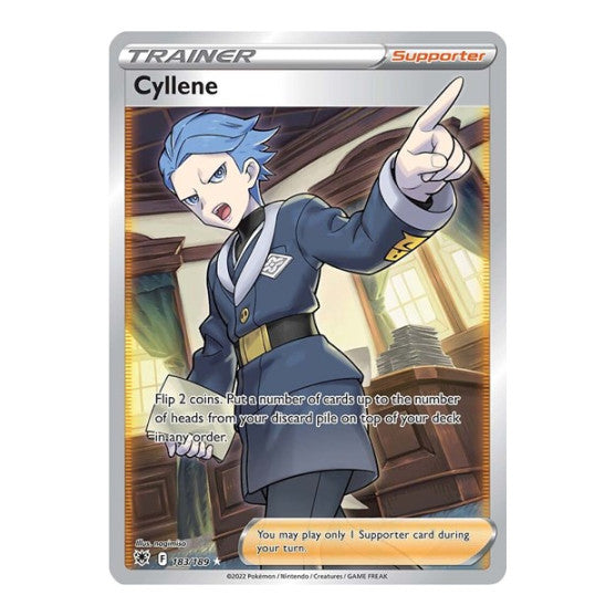 Cyllene (Full Art) (SWSH10) #183/189 Ultra Rare (Holofoil Near Mint) SWSH10: Astral Radiance Pokemon: 2022