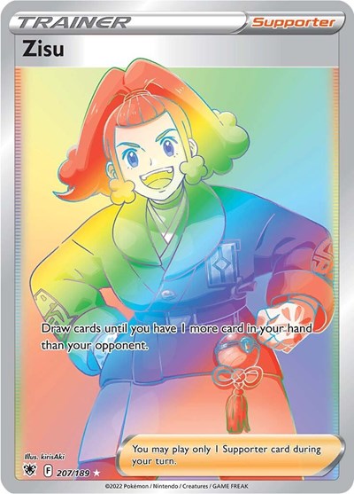 Zisu (Secret) (SWSH10) #207/189 Secret Rare (Holofoil Near Mint) SWSH10: Astral Radiance Pokemon: 2022