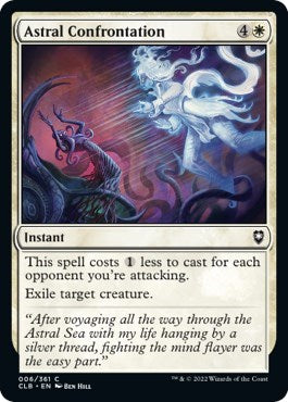 Astral Confrontation (CLB) #6 Common (Lightly Played) Commander Legends: Battle for Baldur's Gate Magic: The Gathering: 2022