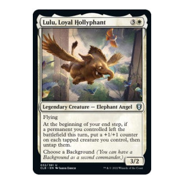 Lulu, Loyal Hollyphant (CLB) #32 Uncommon (Lightly Played) Commander Legends: Battle for Baldur's Gate Magic: The Gathering: 2022