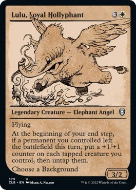 Lulu Loyal Hollyphant Showcase (CLB) #379 Uncommon (Lightly Played) Commander Legends: Battle for Baldur's Gate Magic: 2022