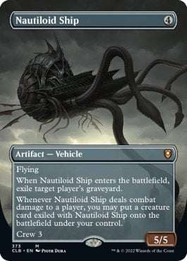 Nautiloid Ship Borderless (CLB) #373 Mythic Rare (Near Mint) Commander Legends: Battle for Baldur's Gate Magic: The Gathering: 2022