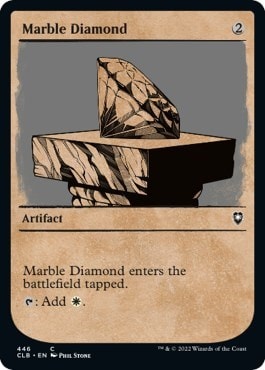 Marble Diamond Showcase (CLB) #446 Common (Lightly Played) Commander Legends: Battle for Baldur's Gate Magic: The Gathering: 2022