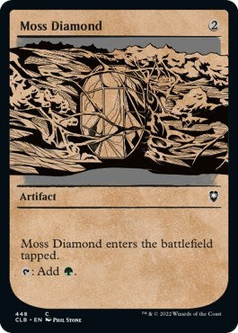 Moss Diamond Showcase (CLB) #448 Common (Lightly Played) Commander Legends: Battle for Baldur's Gate Magic: 2022