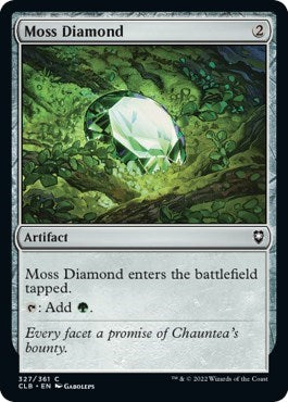 Moss Diamond (CLB) #327 Common (Lightly Played) Commander Legends: Battle for Baldur's Gate Magic: 2022