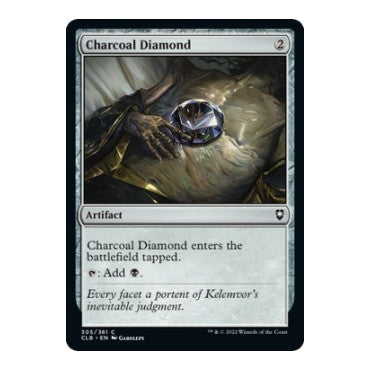 Charcoal Diamond (CLB) #305 Common (Lightly Played) Commander Legends: Battle for Baldur's Gate Magic: The Gathering: 2022