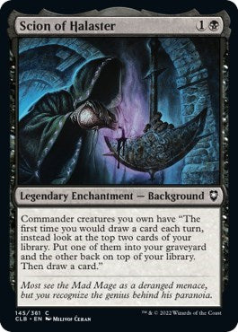 Scion of Halaster (CLB) #145 Common (Lightly Played) Commander Legends: Battle for Baldur's Gate Magic: 2022