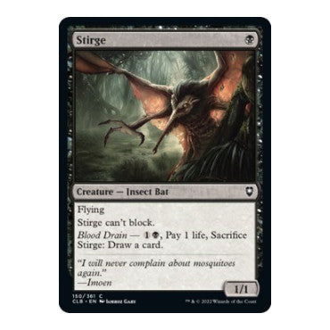 Stirge (CLB) #150 Common (Lightly Played) Commander Legends: Battle for Baldur's Gate Magic: The Gathering: 2022
