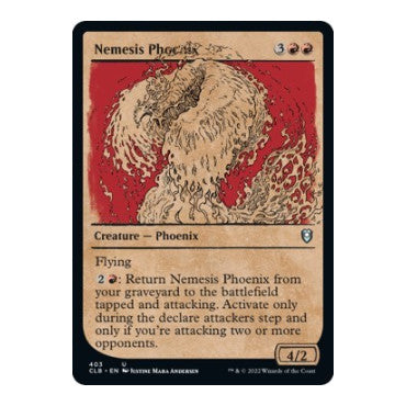 Nemesis Phoenix Showcase (CLB) #403 Uncommon Commander Legends: Battle for Baldur's Gate Magic: The Gathering: 2022