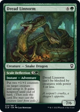 Dread Linnorm (CLB) #225 Common (Lightly Played) Commander Legends: Battle for Baldur's Gate Magic: The Gathering: 2022