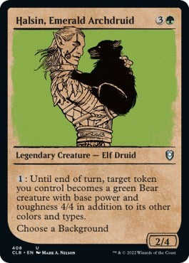 Halsin Emerald Archdruid Showcase (CLB) #408 Uncommon Commander Legends: Battle for Baldur's Gate Magic: The Gathering: 2022