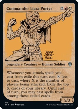 Commander Liara Portyr Showcase (CLB) #418 Uncommon (Lightly Played) Commander Legends: Battle for Baldur's Gate Magic: 2022