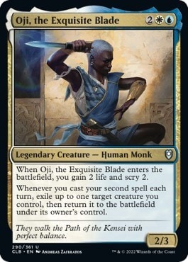 Oji the Exquisite Blade (CLB) #290 Uncommon (Lightly Played) Commander Legends: Battle for Baldur's Gate Magic: The Gathering: 2022