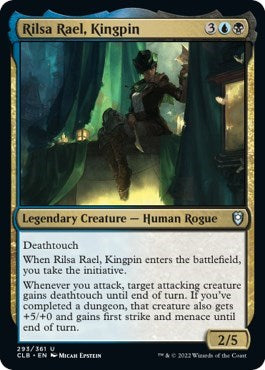 Rilsa Rael Kingpin (CLB) #293 Uncommon (Lightly Played) Commander Legends: Battle for Baldur's Gate Magic: The Gathering: 2022
