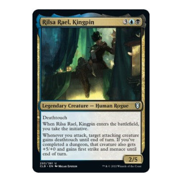 Rilsa Rael, Kingpin (CLB) #293 Uncommon (Lightly Played) Commander Legends: Battle for Baldur's Gate Magic: The Gathering: 2022